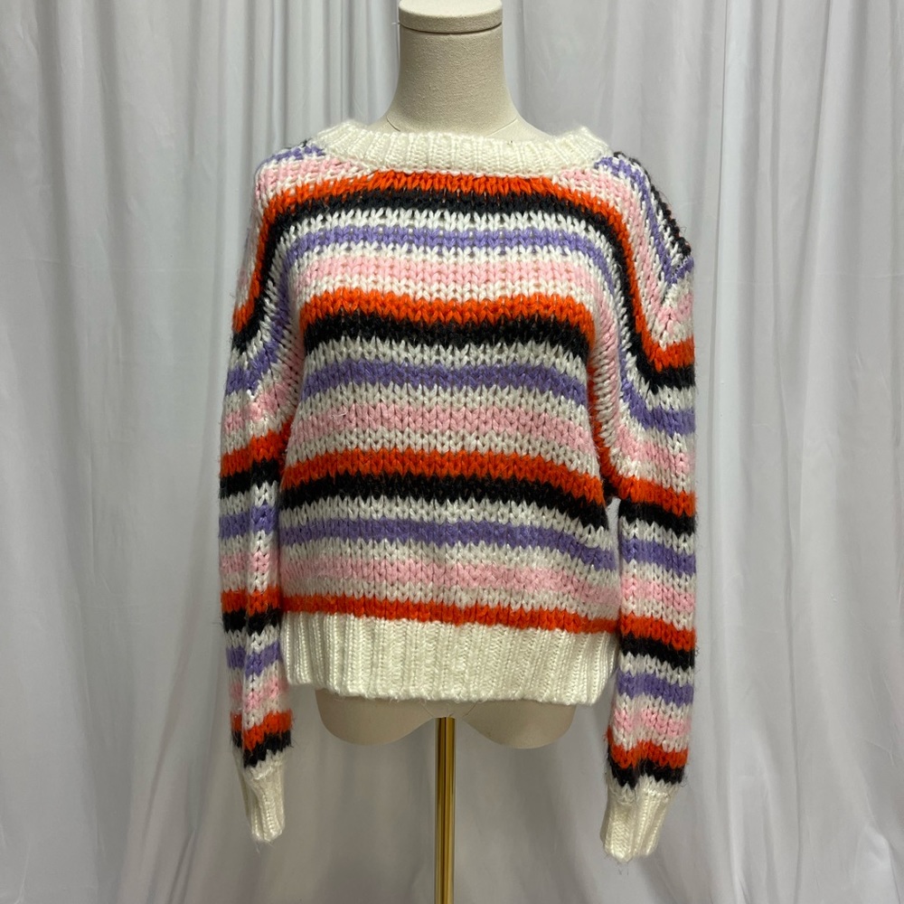 John + Jenn Striped Knit Sweater